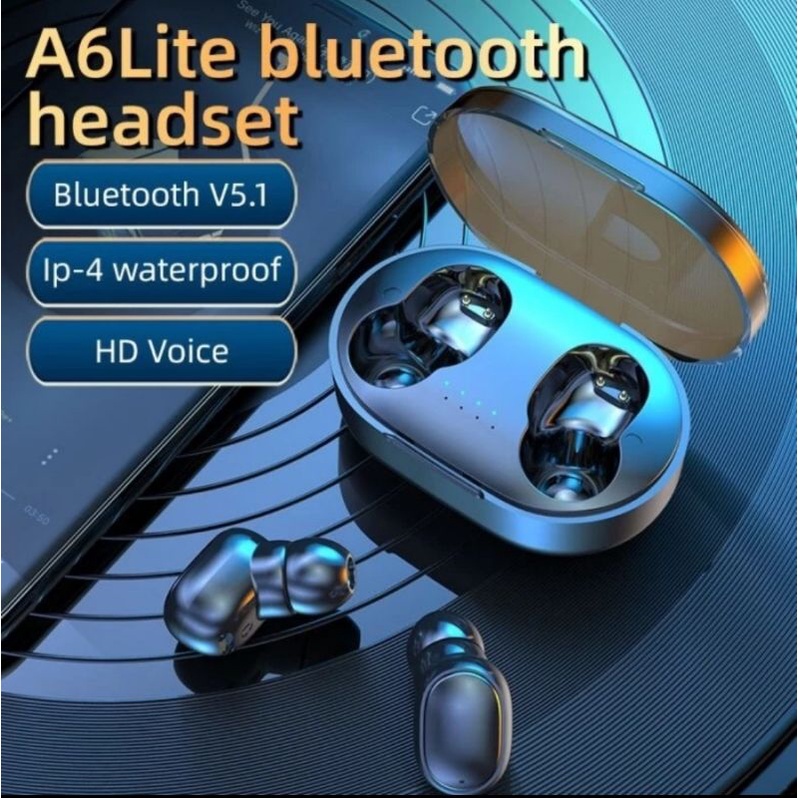 High Value A6R Hifi Bass TWS Headset Bluetooth Sport Earphone Wireless