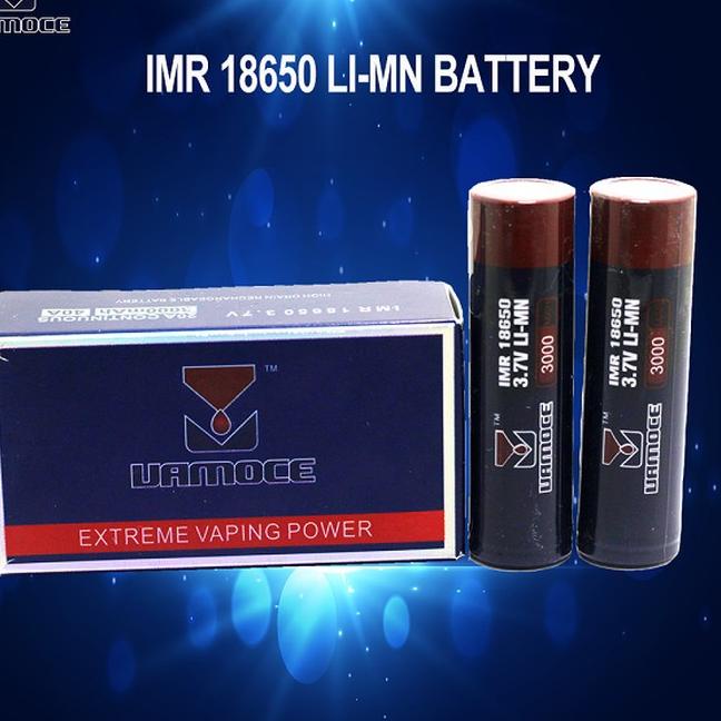 【MEGA SALE】 BATERAI 18650 VAMOCE IMR ORIGINAL ISI 1