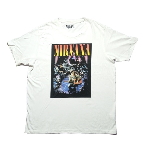 Pakaian Pria Kaos GU Uniqlo X Nirvana band