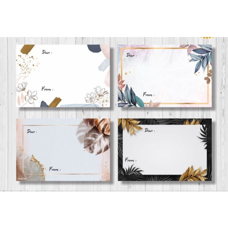 Greeting Card POLOS  - Gift Card - Kartu Ucapan - Greeting Card Aesthetic - Kartu Ucapan Polos -