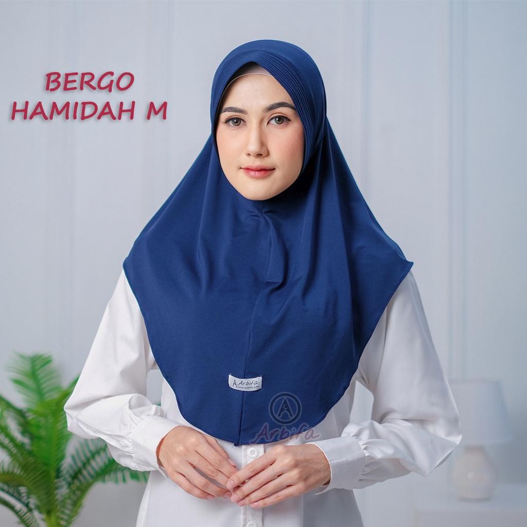 Bergo Hamidah  M  Jersey Premium Hijab Instant Daily Sport Mila