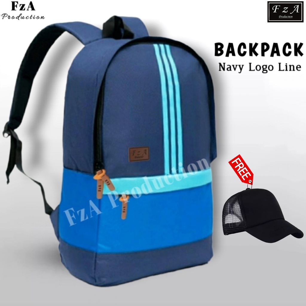 FzA Official - Tas Ransel Punggung Distro Casual Pria Wanita / Tas Ransel Laptop Backpack Original - NLLTP