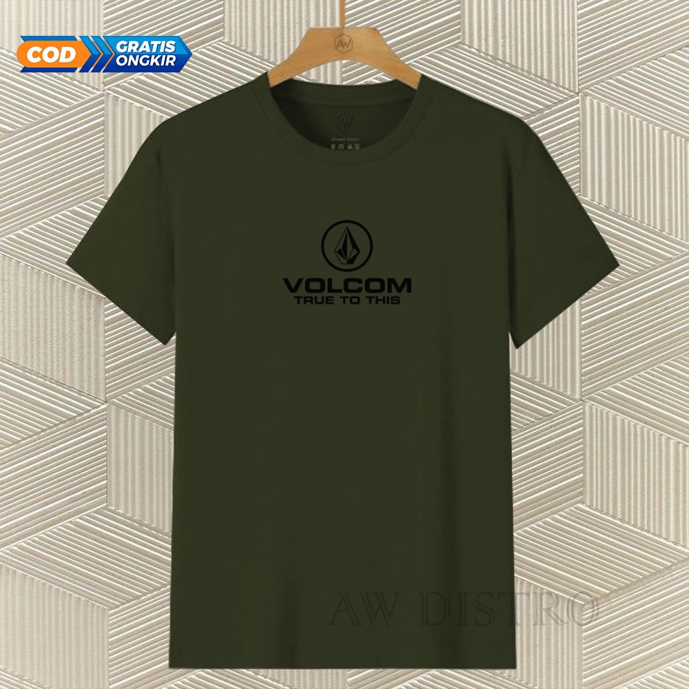 COD Baju Kaos Distro Vcm Text Hitam Premium Quality Lengan Pendek