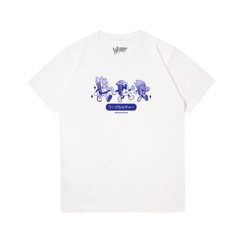 Whoopculture Tshirt &quot;Walking Pop&quot; White