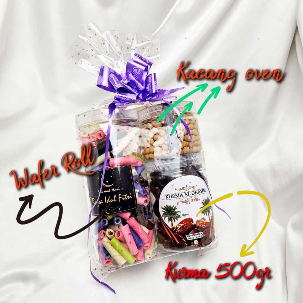 Paket Hampers Kue Lebaran 3 Toples Bundar