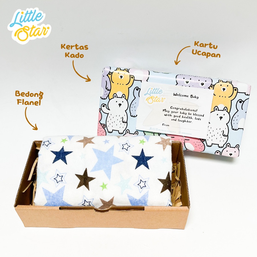 Hampers Newborn Baby Gift Set Lahiran Handuk Bedong Bayi Baru Lahir Unisex Boy Girl