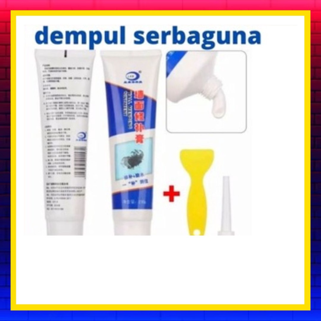 Dempul Magic White Cream Dinding DEMPUL / Wall Repair Pasta Dempul