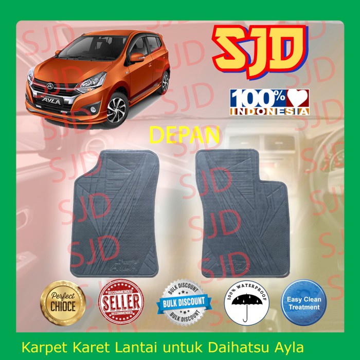 KARPET MOBIL / KARPET KARET LANTAI MOBIL DAIHATSU AYLA BARU
