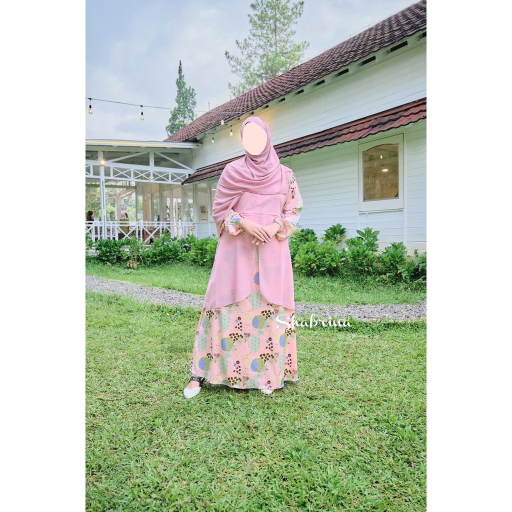 Gamis Tazkia Bunda (Hanya Gamis) by Shabrina |Bisa couple Ibu dan anak