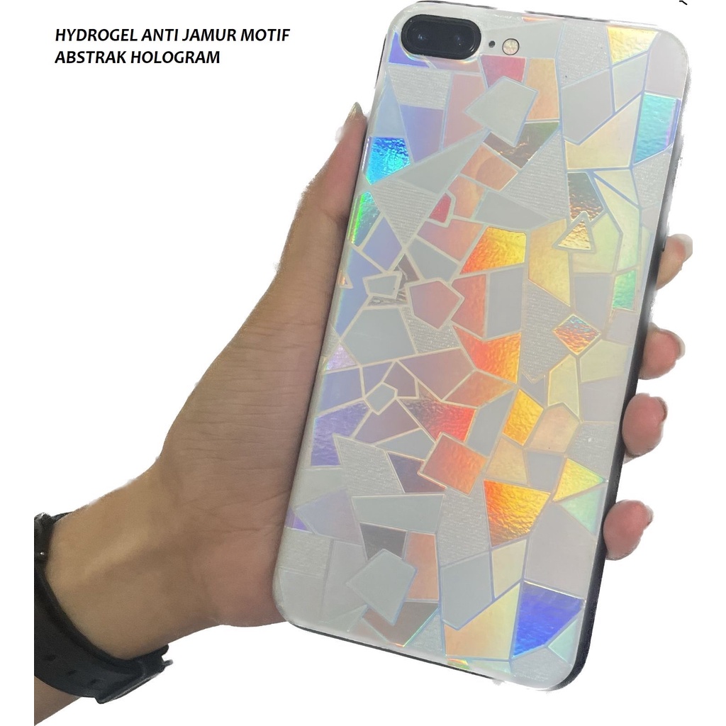 SKIN BELAKANG SAMSUNG A32 4G A32 5G A52S 5G A52 4G A52 5G A72 4G A72 5G ANTI JAMUR SKIN GARKIN MOTIF ABSTRAK HOLOGRAM PELINDUNG BELAKANG BACK SCREEN HYDROGEL