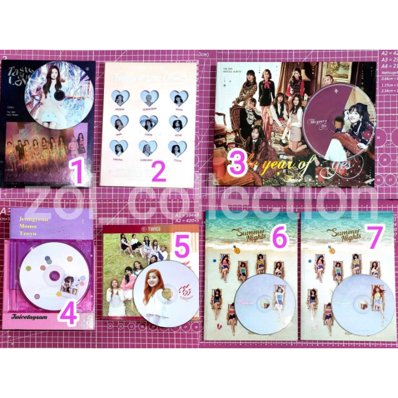 Album Only Twice Summer Night FOL TOL TCL Twice Twicetagram Tyoy Twice SANA JIHYO MINA MOMO DAHYUN J
