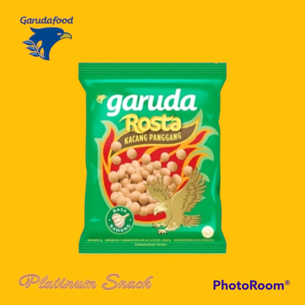 Garuda Rosta Kacang Oven Rasa Bawang | Rasa Pedas | 11gr x 20 bks