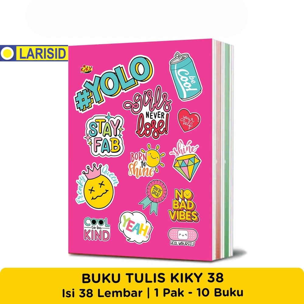 

Kiky Buku Tulis 38 Lembar 10 Buku