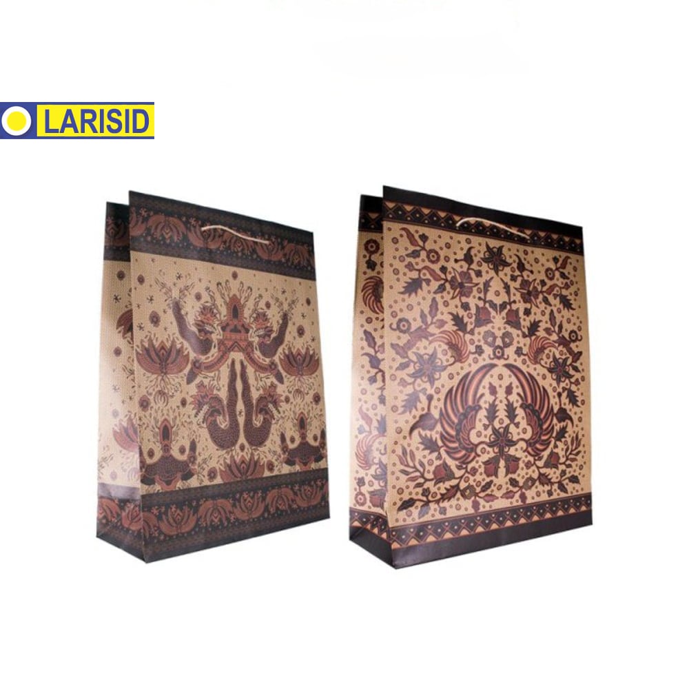 

Paper Bag Kiky Tali Kraft Jumbo Batk 1 Pak = 10 Pcs 450x328x130