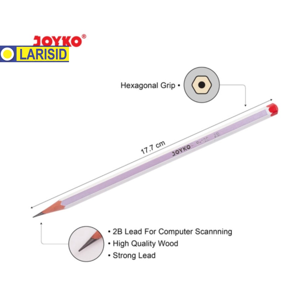 

Pencil Pensil Joyko P100 2B 1 Box 12 Pcs