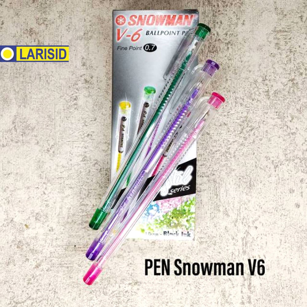 

Bolpoint Pulpen Snowman V6 1 Pcs