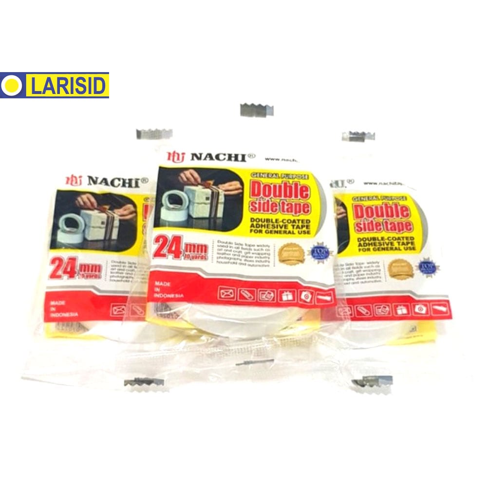 

Isolasi Double Tape Dobel Tape 24Mm Nachi 1 Inch