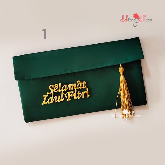 

Angpau kain Lebaran Amplop Lebaran Idul Fitri - 1. hijau