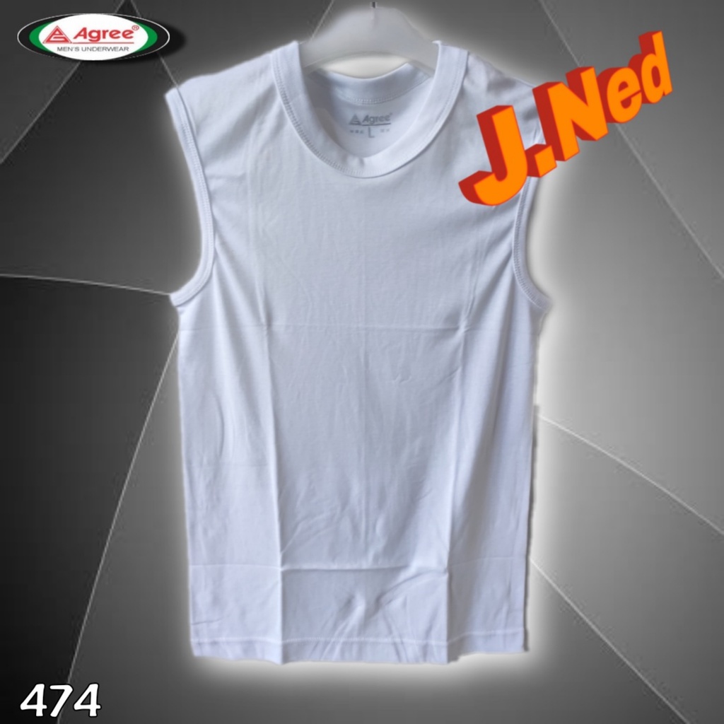 J474T (3PCS) Kaos Tanktop Pria Sport KAOS DALAM SPORT