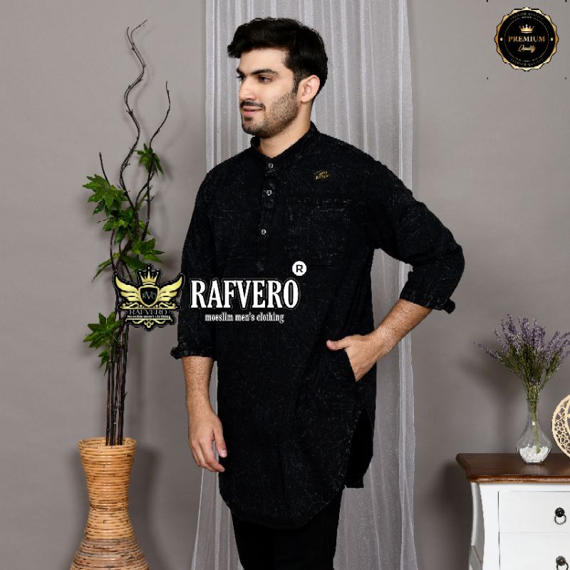 Baju Koko Kurta Kashafa ORIGINAL RAFVERO - Baju kurta Jeans - Baju koko