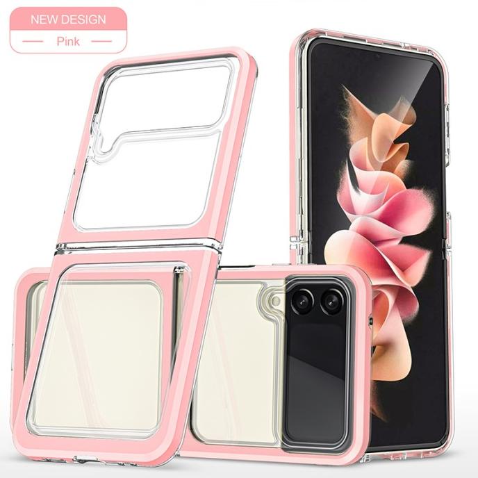 Case Samsung Galaxy Z Flip 3 - 4 5G Softcase Colorfull Casing Hp Flip