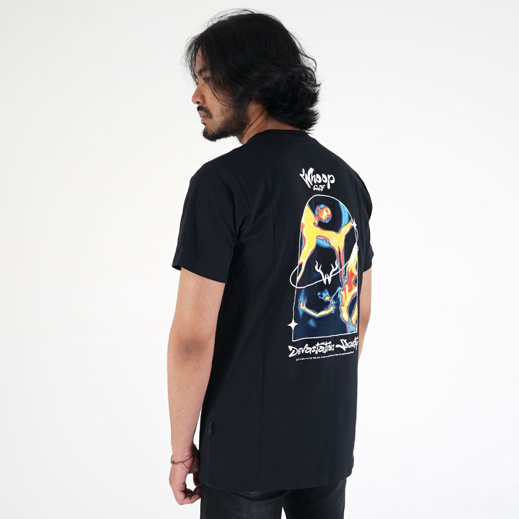 Whoopculture Tshirt &quot;Thermal&quot; Black