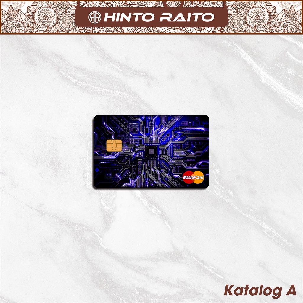 Stiker Kartu ATM Chipset Elektro - Sticker Skin Card Vinyl Emoney Flazz