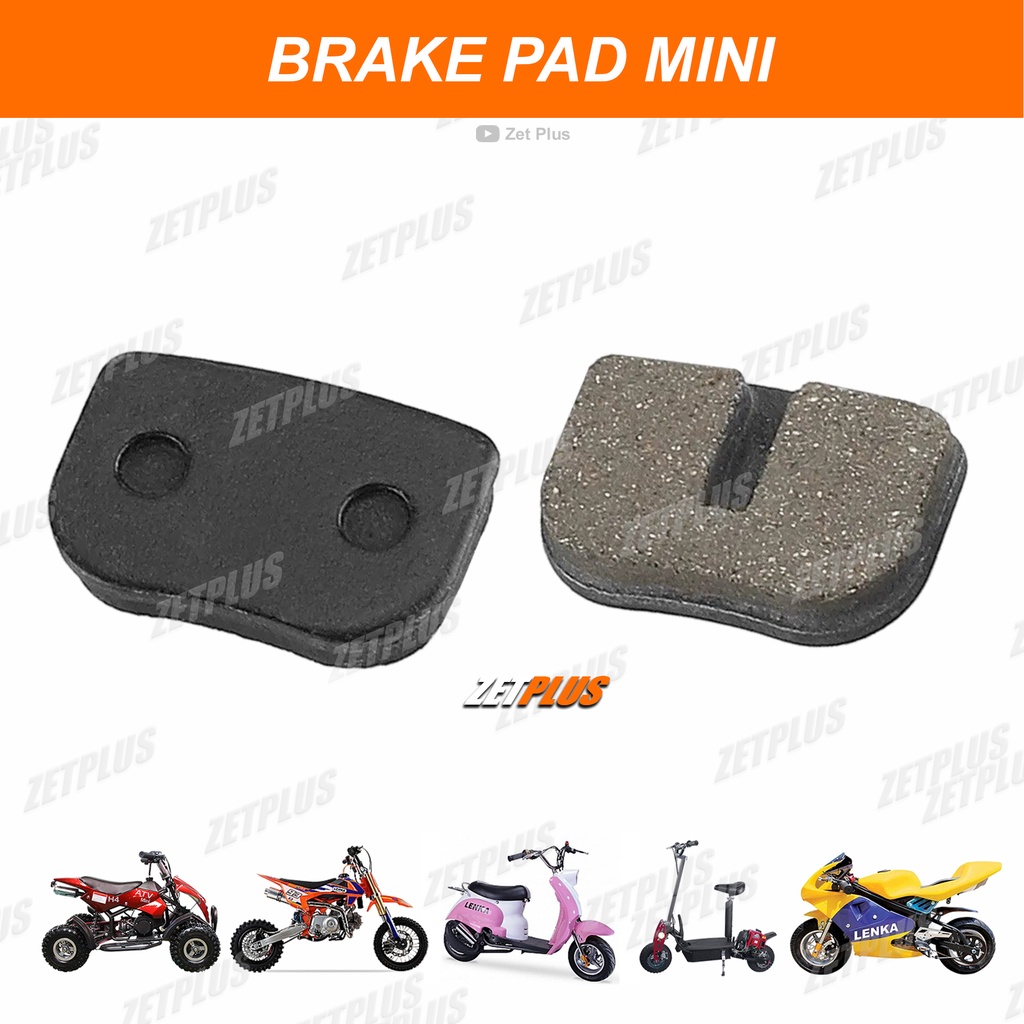 Kampas Rem Minimoto 50cc /Disc Brake pad Mini GP-ATV--Trail-Cross-Scooter-Nitro-Gasgaz-NRG/Mesin tar