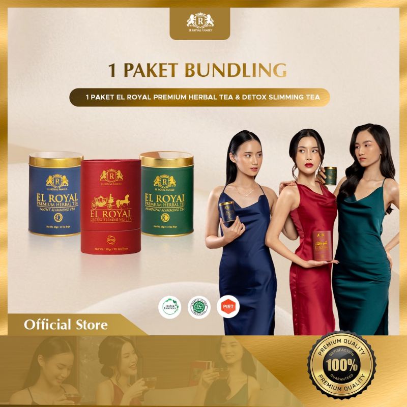 

1 PAKET BUNDLING - 1 PAKET EL ROYAL PREMIUM HERBAL TEA & 1 EL ROYAL DETOX