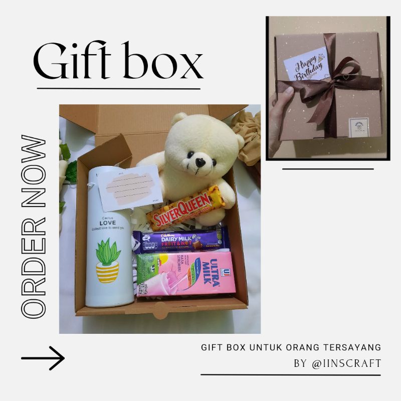 

kado ulangtahun cewek / kado wisuda/ gift box/ kado boneka snack