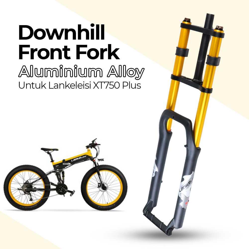 Lankeleisi Downhill Front Fork Sepeda Listrik Lankeleisi XT750 Plus - Black