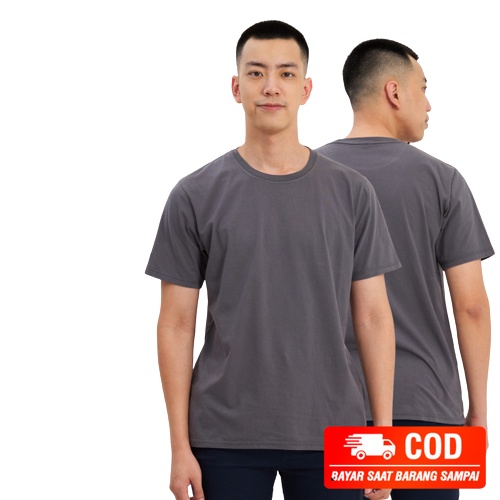 KAOS POLOS/CREW NECK/KAOS POLOS PRIA/LENGAN PENDEK/BISA COD/BISA UNTUK COWOK DAN CEWEK 30S