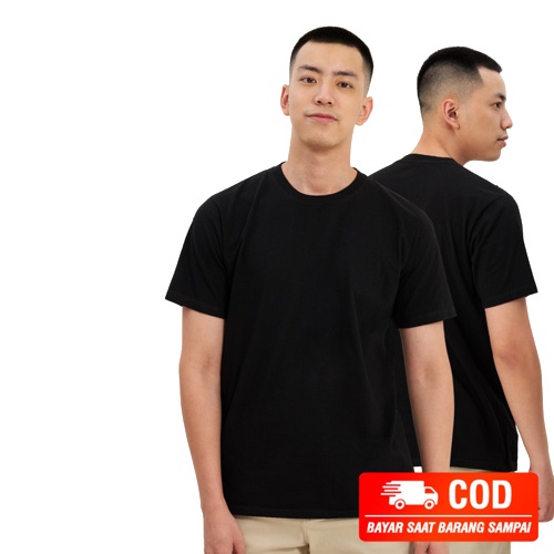 KAOS POLOS/CREW NECK/KAOS POLOS PRIA/LENGAN PENDEK/BISA COD/BISA UNTUK COWOK DAN CEWEK 30S