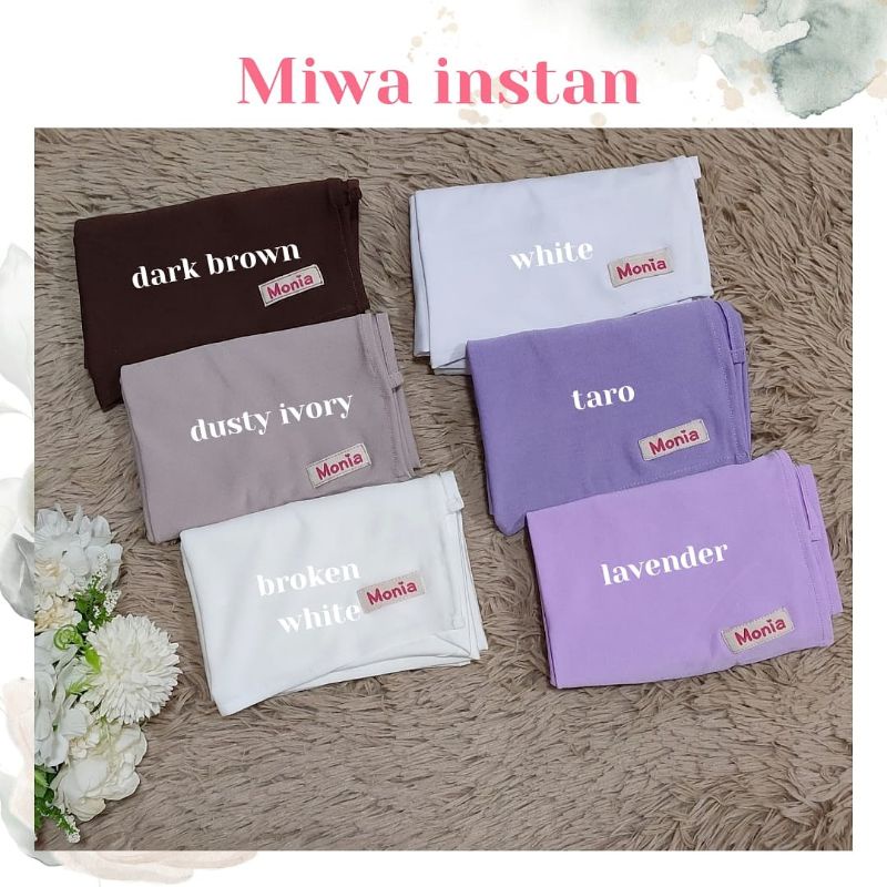 Miwa Hijab by Monia Hijab Kids size M  | Pasmina Instant Terbaru