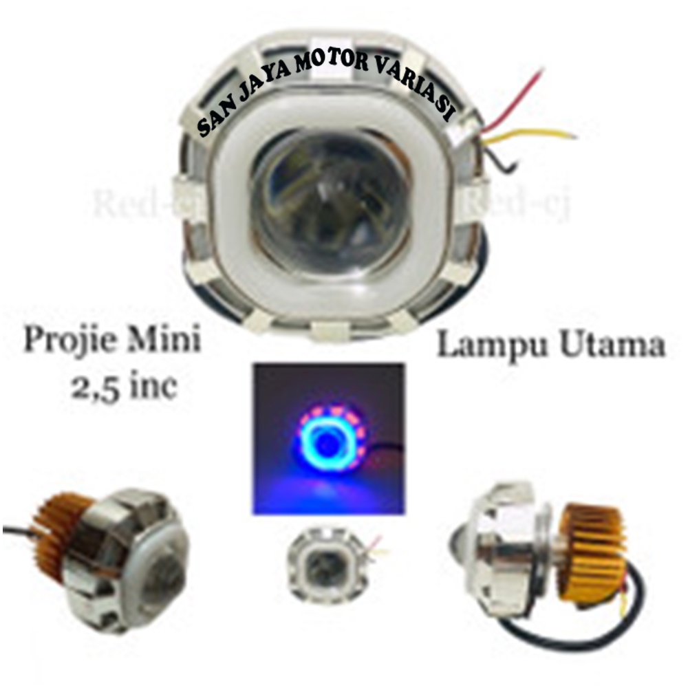 LAMPU MOTOR DEPAN - PROJIE LED - BULAT - SISIK - KOTAK LONG STAY FLASH IGAWA