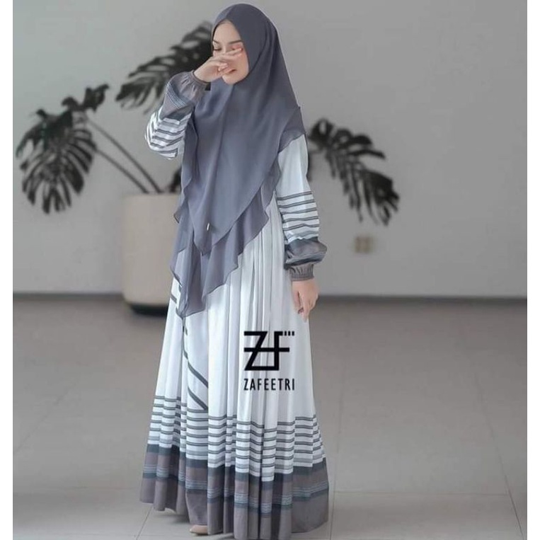 ZAFEETRI CAMELIA OXFORD DRESS