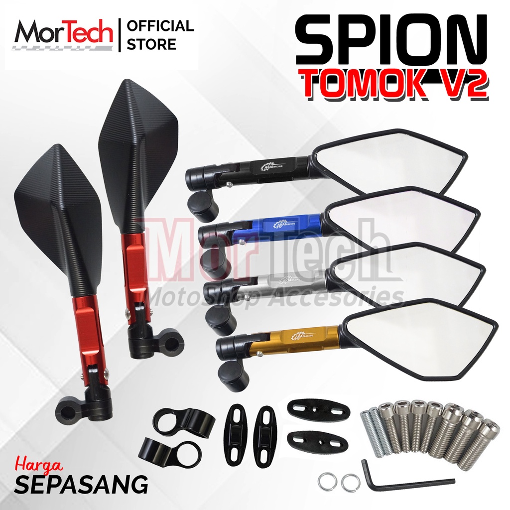 CNC Kaca Spion Sepion Motor Nmax Old / New PCX ADV Vario 125 / 150 KLX Dtracke CRF Universal semua m
