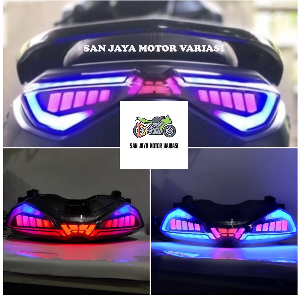 LAMPU STOP + SEN RUNNING NMAX NEW 2020 X-CASE | STOP LAMP + SEN NMAX 2020 X-CASE 3IN1