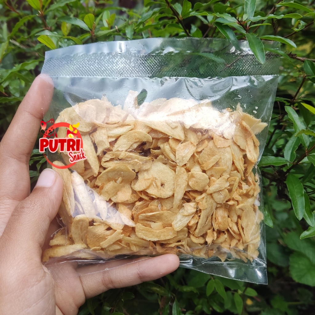 Bawang Putih Goreng Kriuk 100gr Tambahan Masak