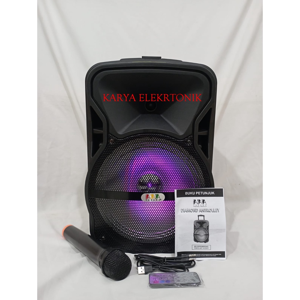 SPEAKER PORTABLE TANAKA DIAMOND ANTROLLEY 10 TANAKA 10INCH ANTROLLEY10