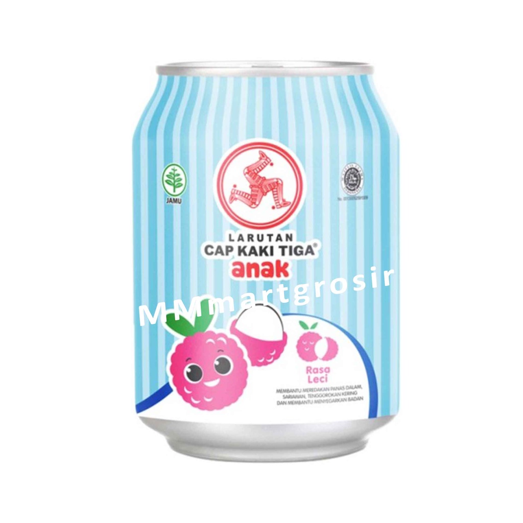 Minuman Larutan/ Cap Kaki Tiga Anak/ Rasa Leci/ 250ml