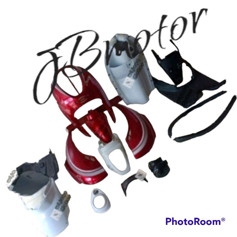 Body Full Set kasar Halus Scoopy karbu merah