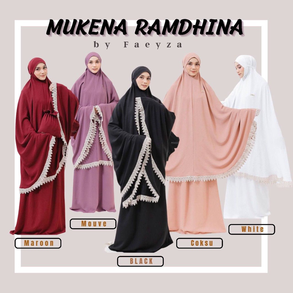 Mukena Dewasa Ramadhina by faeyza