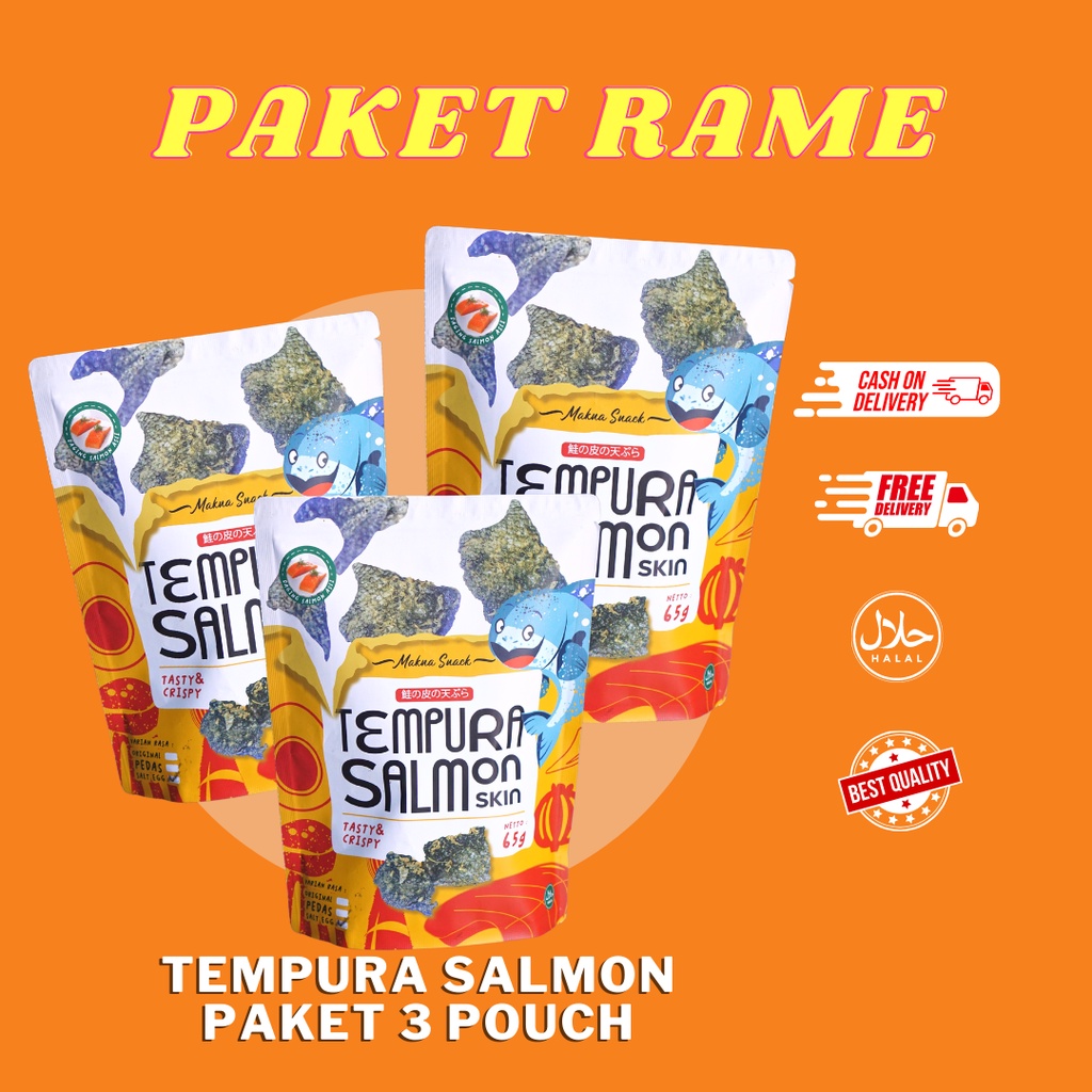 

PAKET RAME !!! TEMPURA SALMON SKIN (LEBH HEMAT)