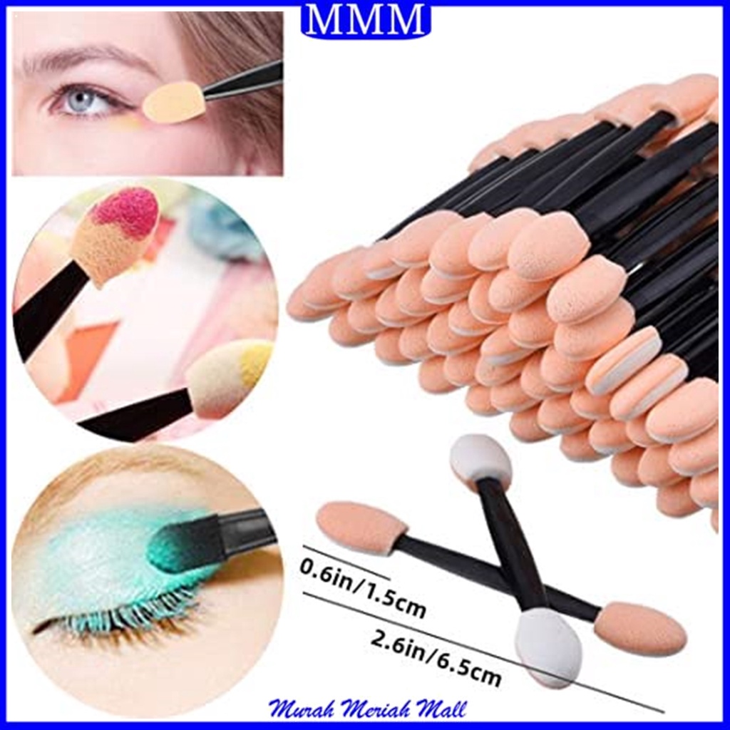 MMM Kuas Eyeshadow Mini Brush Kuas Spon Make Up Mata Spons Eye Shadow Disposable Isi 5 Pcs