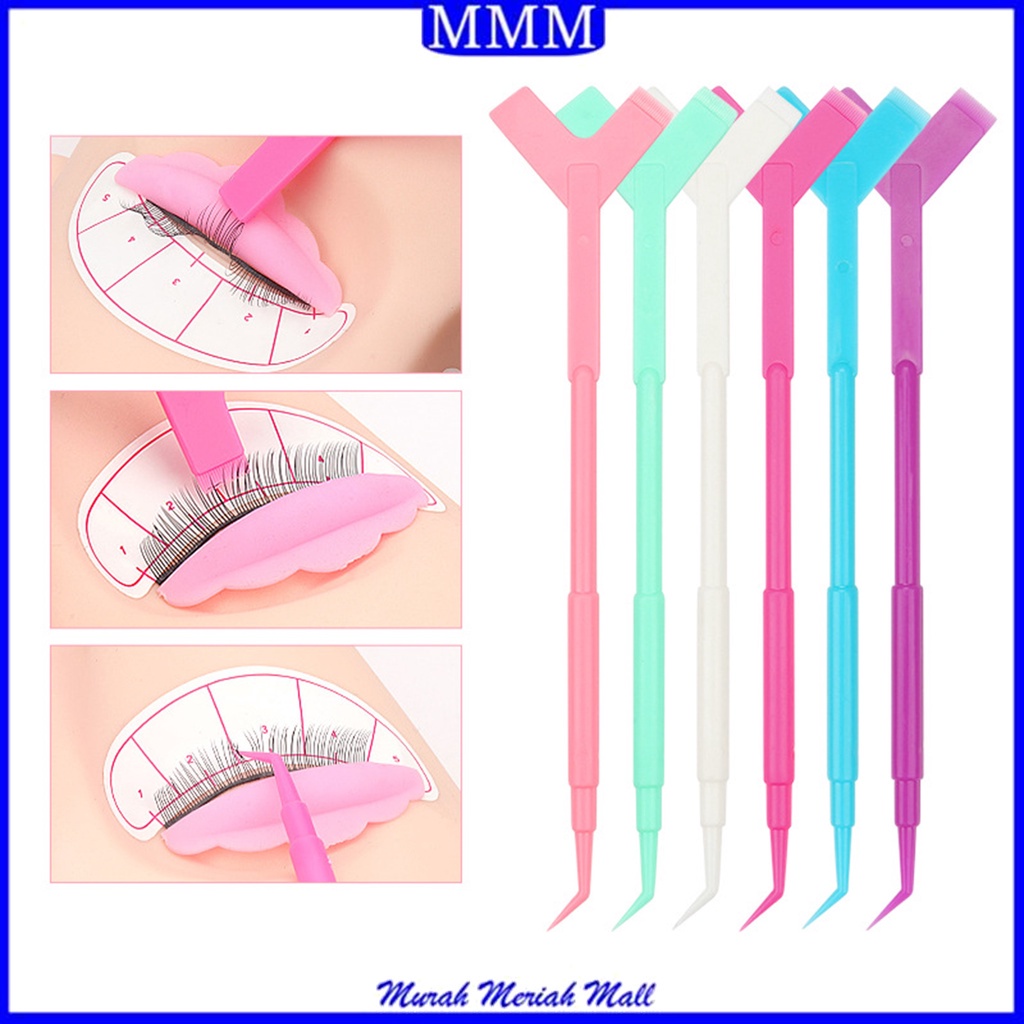 MMM Alat pengeriting bulu mata 2in1 Spatula Lashlift bentuk Y untuk mengeritingkan bulu mata 1Pcs