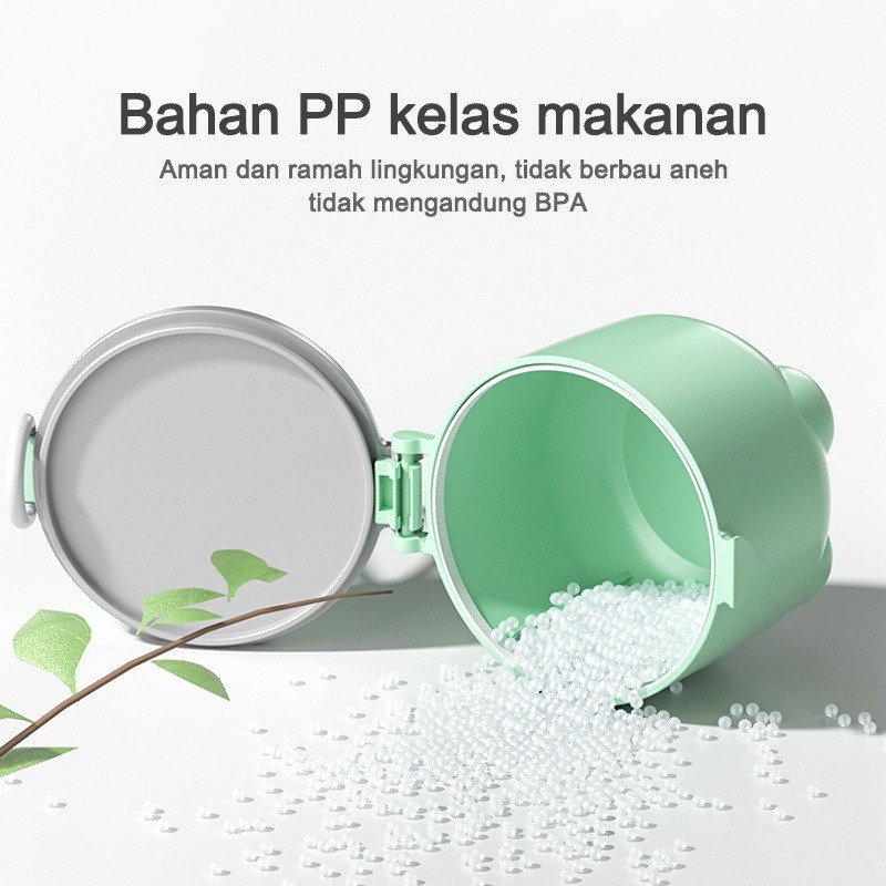 MMM Kotak Penyimpanan Susu Bubuk Bayi Portabel Sealed Bentuk Bulat Serbaguna Murah