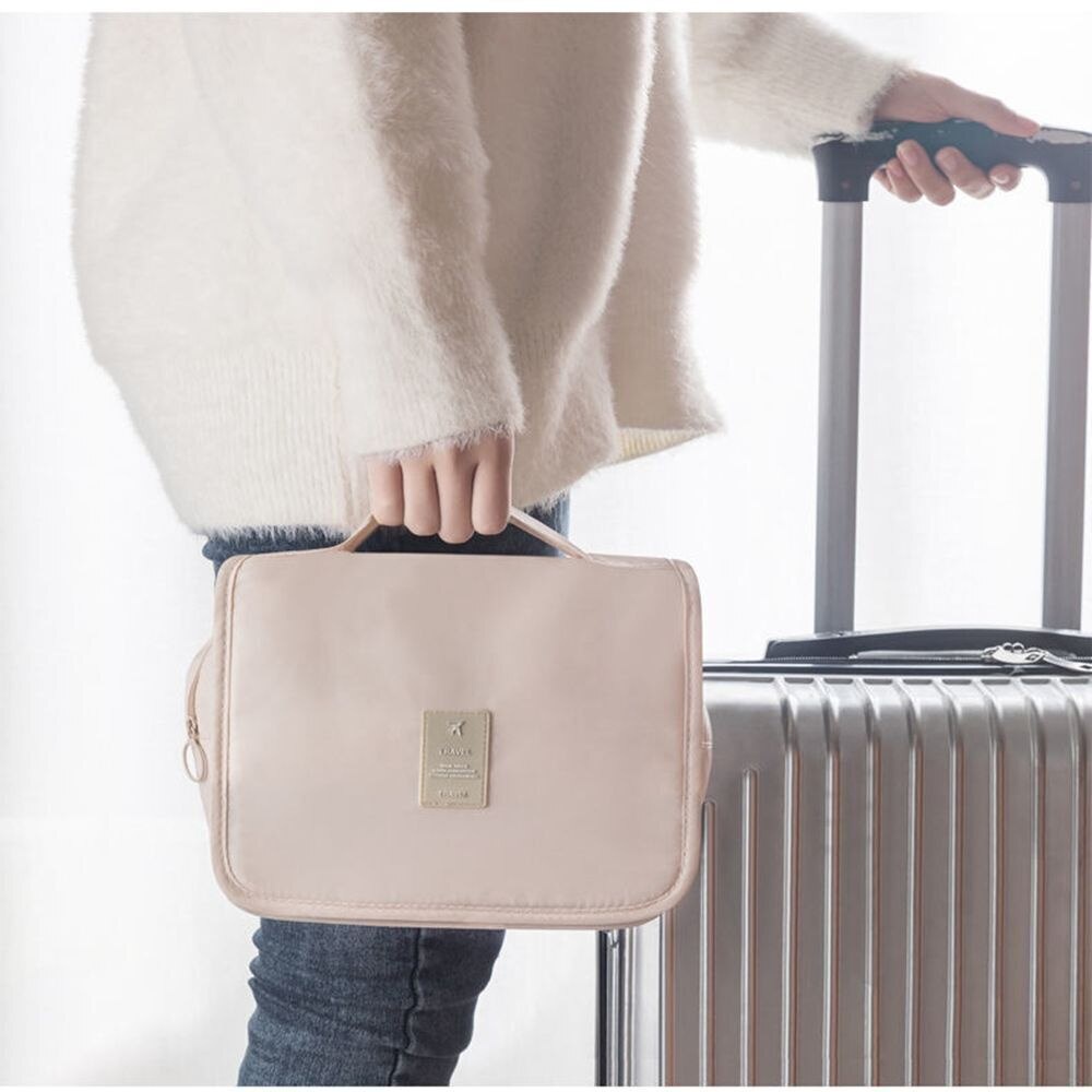 MMM Travel bag storage tas penyimpanan kosmetik perlengkapan mandi tas wanita serbaguna tas traveling original import bahan tebal Murah Import