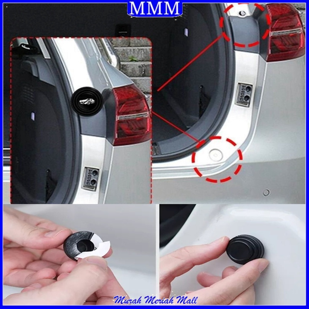 MMM Shock Absorber Gasket Pelindung Pintu Mobil Silicon Bantalan Peredam Pelindung Penjaga Benturan Kedap Suara Banting Bantingan Pintu Bagasi Kap Mobil Car Door