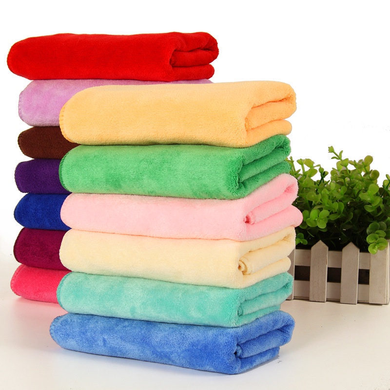 MMM Handuk Mandi Polos 73 X 136 Cm Handuk Jumbo Dewasa Microfiber Motif Polos Handuk Serap Air Bath Towel Murah Import